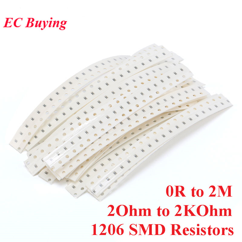 Diy Electronics Components Kit - 800pcs Kit Resistor SMD 1206 Berbagai