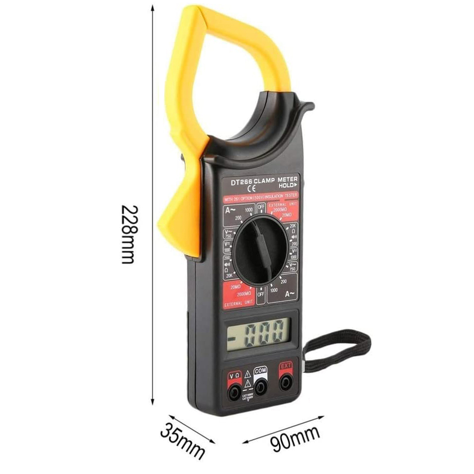 Multimeter Digital - LCD 3 1/2 Digit dengan Nilai
