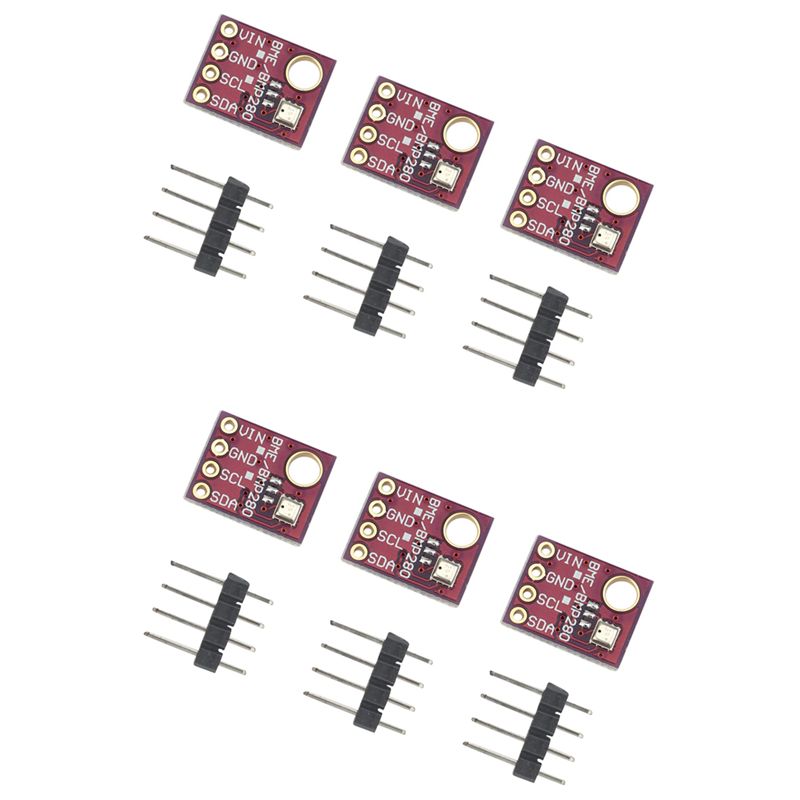 Bme280 Humidity Sensor - N09R-6PCS BME280 5V Sensor Digital Modul