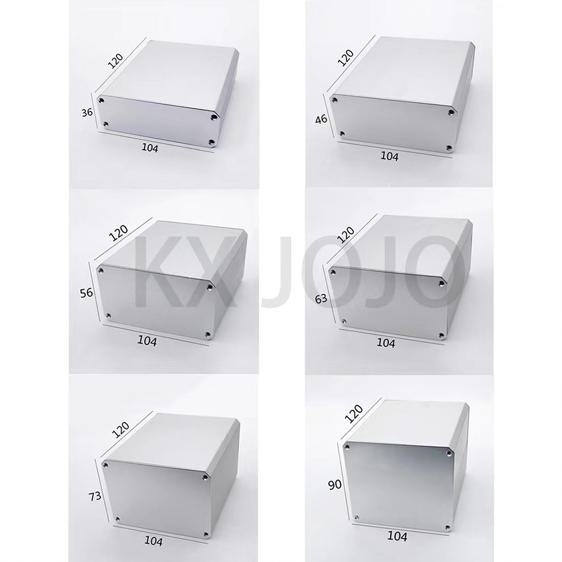 Diy Projects With Electronics - Aluminium Kandang 104*36/46/56/63/73/90*120Mm Kotak Instrumen PCB