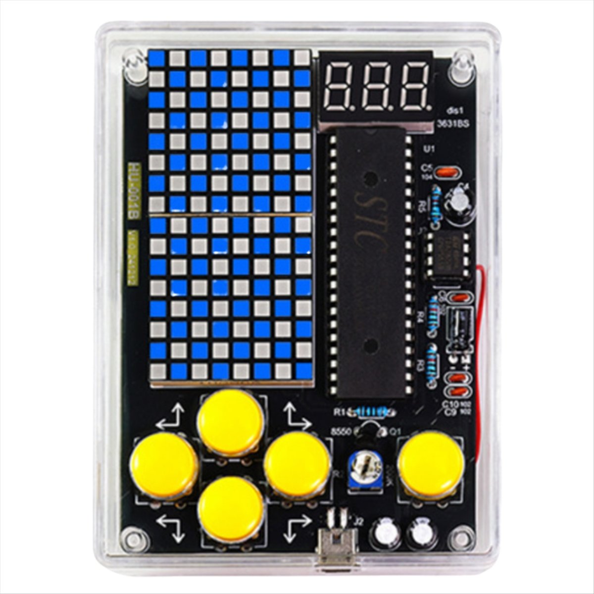 Diy Audio Electronics Projects - Kit Permainan Pixel DIY Superb+Konsol Permainan