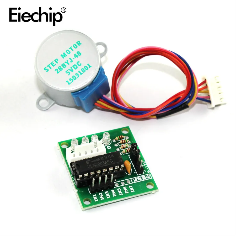 Diy Electronics Motor - 28BYJ-48 DC 5V Pengurangan Langkah Motor
