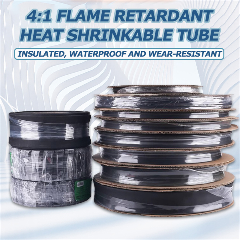 Heat Shrink Tubing - 4:1 tabung panas menyusut, 25/50/100M dinding