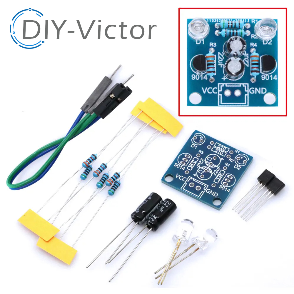 Diy Electronics Components Kit - MHT11 Kit DIY lampu LED 5MM,