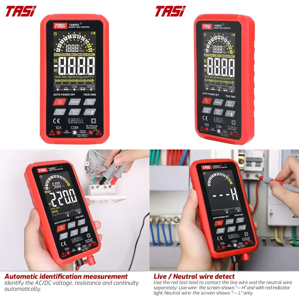 TASI TA805A Multimeter Digital - Multimeter Digital ulasan dan harga