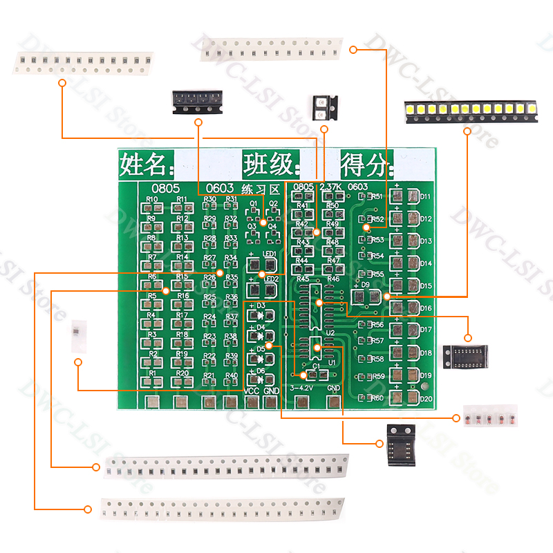Kit Kelas Komponen Tambalan Ki - Diy Electronics Components Kit ulasan dan harga