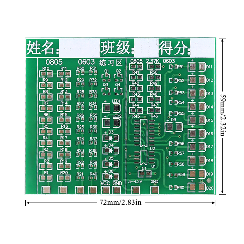 Kit Kelas Komponen Tambalan Ki - Diy Electronics Components Kit ulasan dan harga