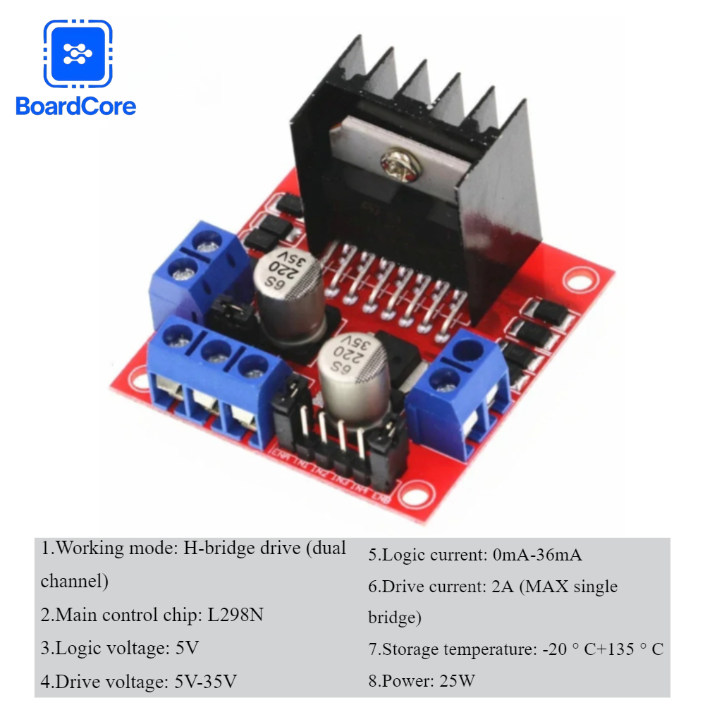 1 Buah Modul Driver Motor L298 - L298N Motor Driver ulasan dan harga