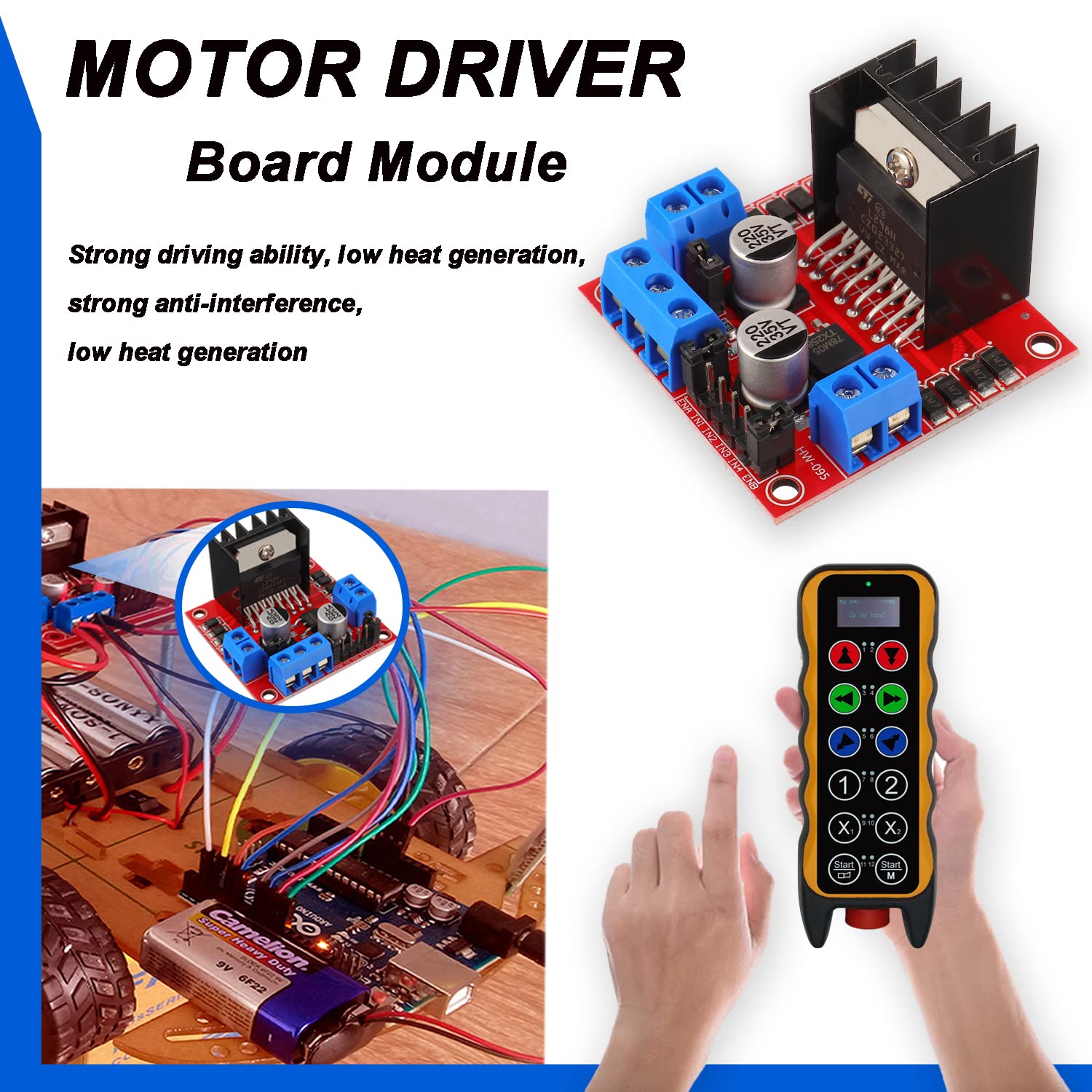 L298N papan pengontrol Drive M - L298N Motor Driver ulasan dan harga