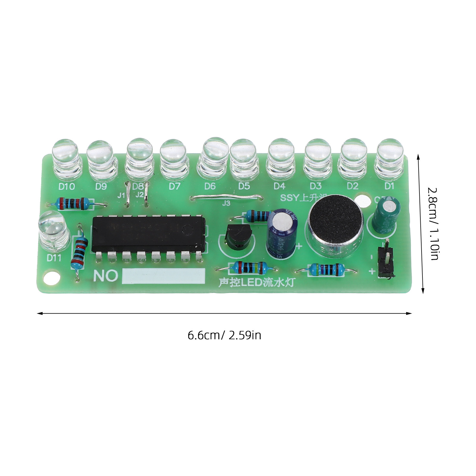 2Set Kit Solder Lampu LED Kont - Diy For Electronics ulasan dan harga