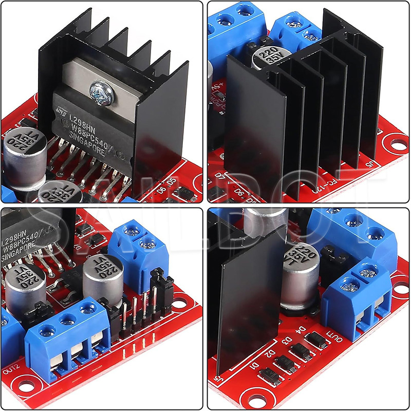 1/5/10 Buah L298N DC Motor Dri - L298N Motor Driver ulasan dan harga