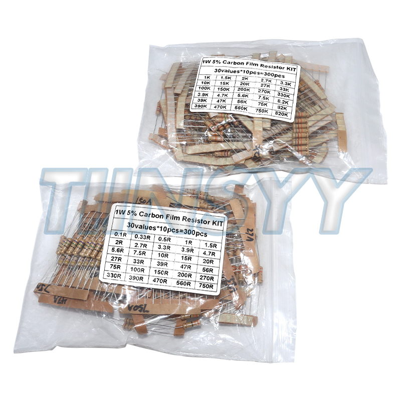 300PCS Kit Resistor 1W 5% Karb - Diy Electronics Components Kit ulasan dan harga