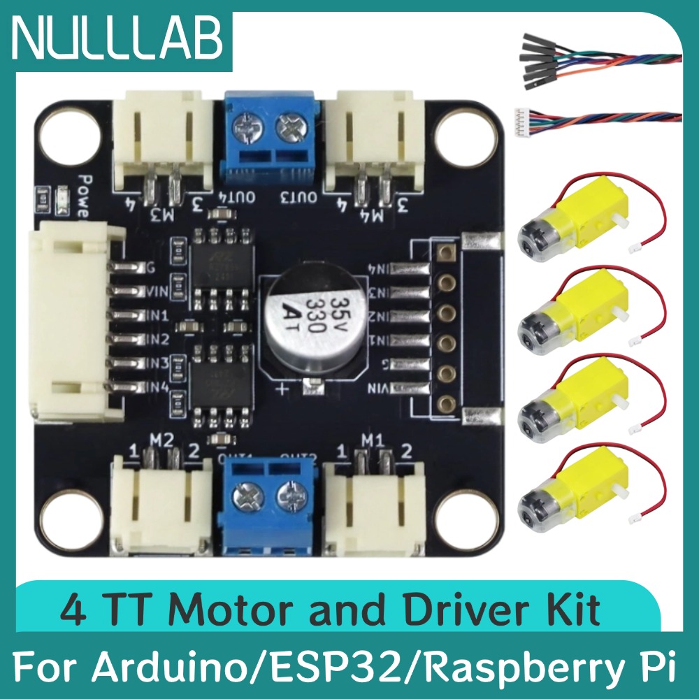 Kit Motor dan Driver 4 TT, Pen - L298N Motor Driver ulasan dan harga