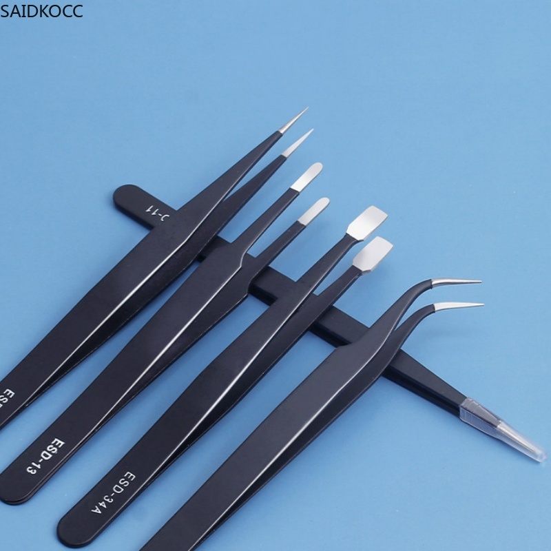 SAIDKOCC Pinset Anti-statis Pr - Diy Home Electronics Lab ulasan dan harga