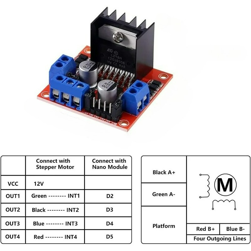 1-5 Buah Modul Papan Driver L2 - L298N Motor Driver ulasan dan harga