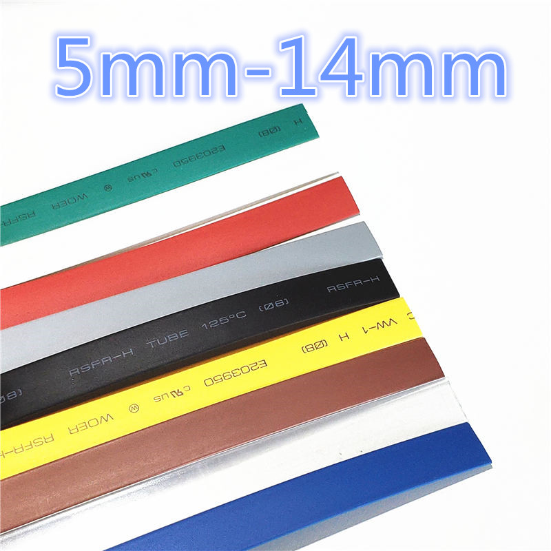 3meter/potong 2:1 7 warna 5mm  - Heat Shrink Tubing ulasan dan harga
