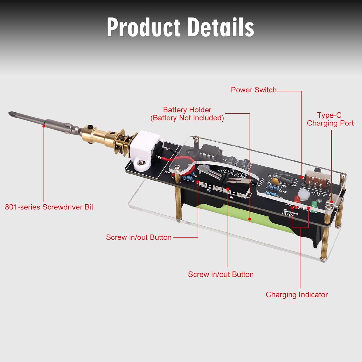 Kit Proyek Obeng Listrik Isi U - Diy Home Electronics Lab ulasan dan harga
