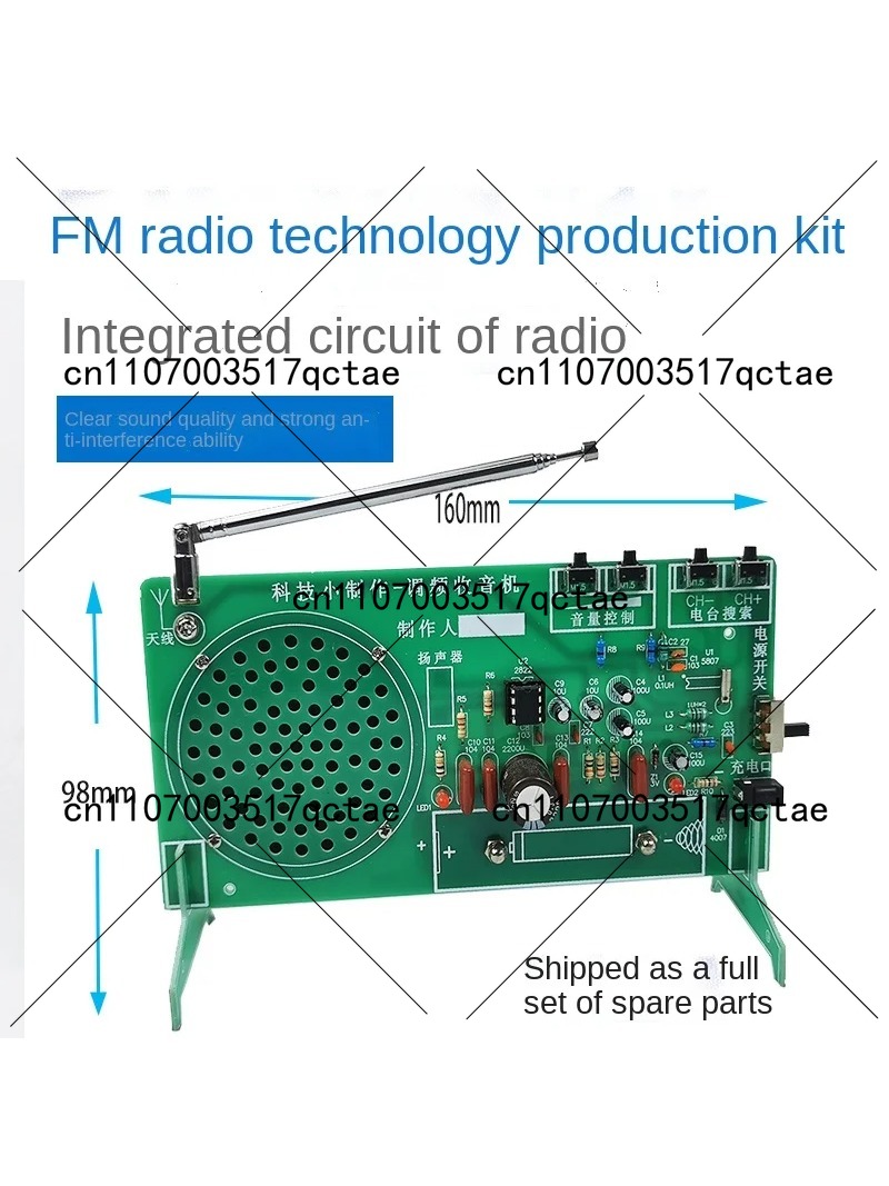 Kit Radio FM FM FM elektronik  - Diy Electronics Components Kit ulasan dan harga
